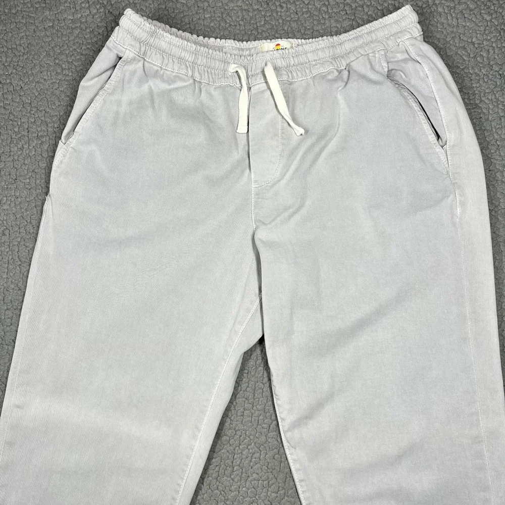 Marine Layer Saturday Joggers Mens Large Grey Athletic Fit Cotton Lyocell Pants